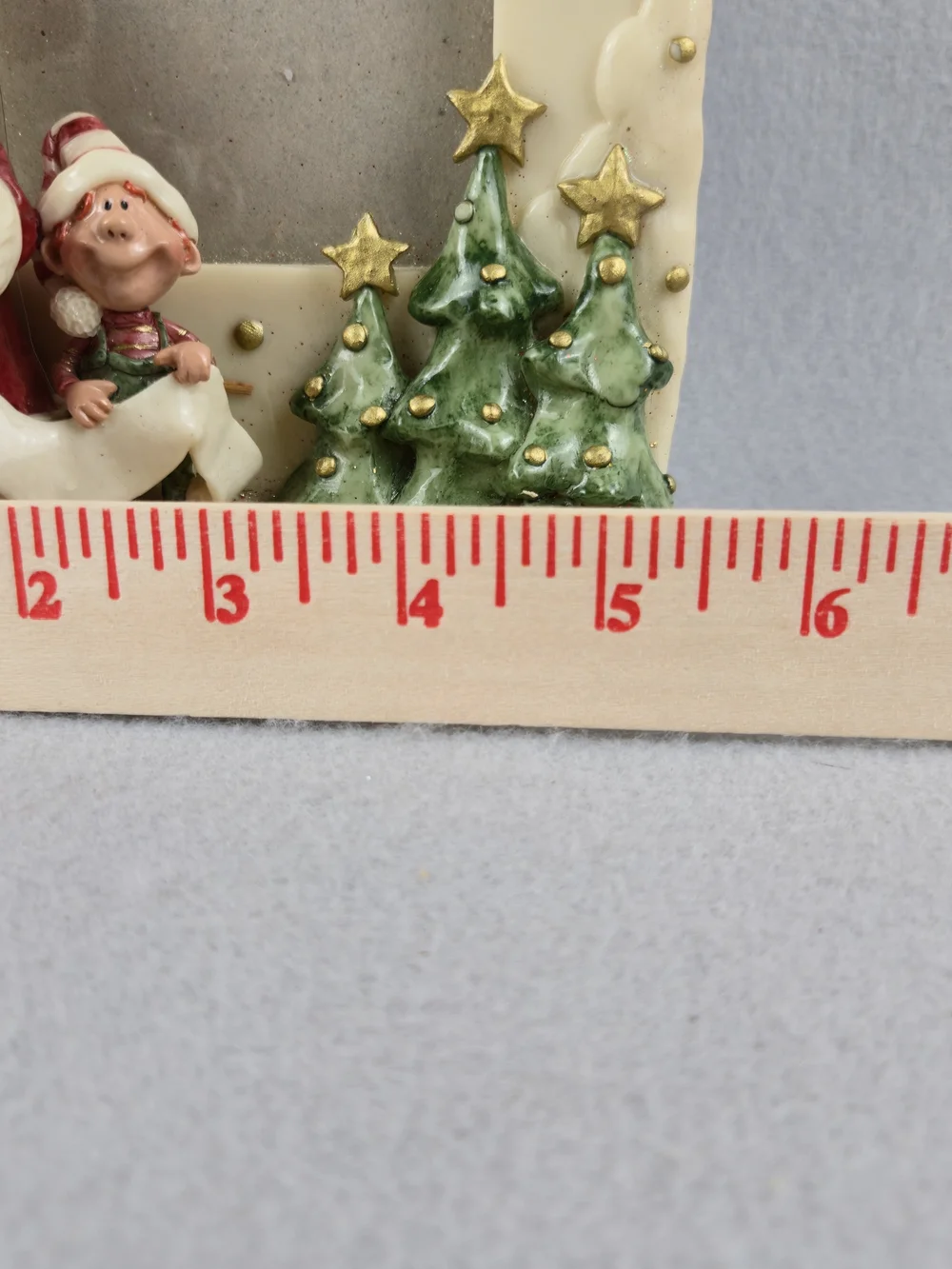 Nancye Williams Coyne's Co Christmas Frame Santa Elf HO HO HO Vintage 2000 NW851